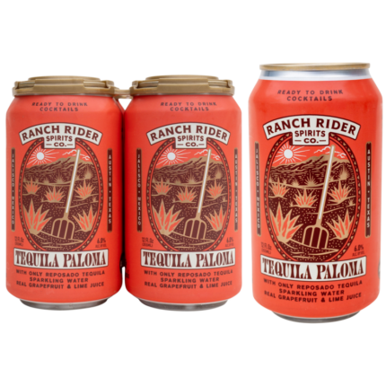 Ranch Rider Spirits Tequila Paloma 4pk 12oz Can 6.0% ABV