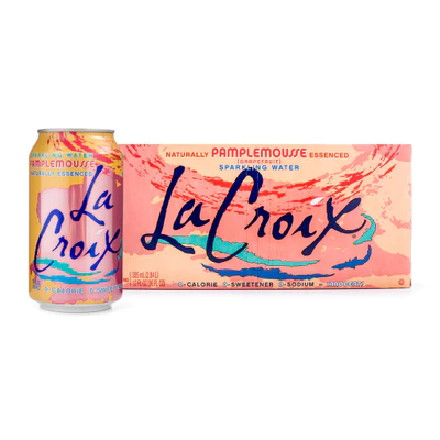 La Croix Sparkling Water Grapefruit Flavor 2840 ml