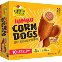 Foster Farms Jumbo Chicken Corn Dogs, 28 ct