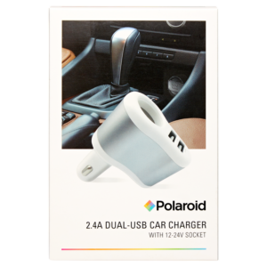 Dual-USB Car Charger 2.4 AMP