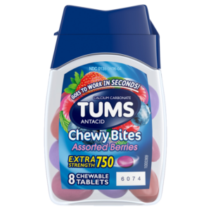 Tums Assorted Berries Chewy Bites Antacids 8ct
