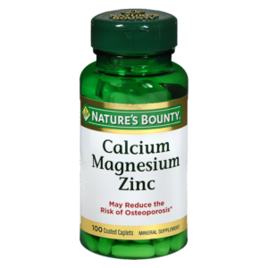 Nature's Bounty Calcium Magnesium Zinc Caplets 100ct